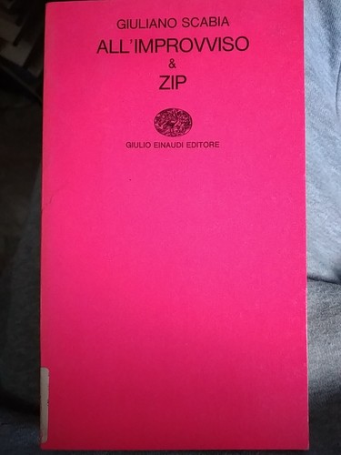Scabia all improvviso - &, zip